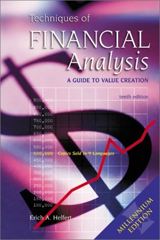 Techniques of Financial Analysis  10th 2000 9780072299885 Front Cover
