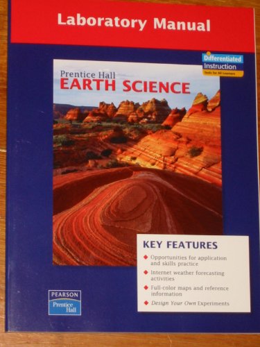 Prentice Hall Earth Science Lab Manual Se   2009 9780133627886 Front Cover
