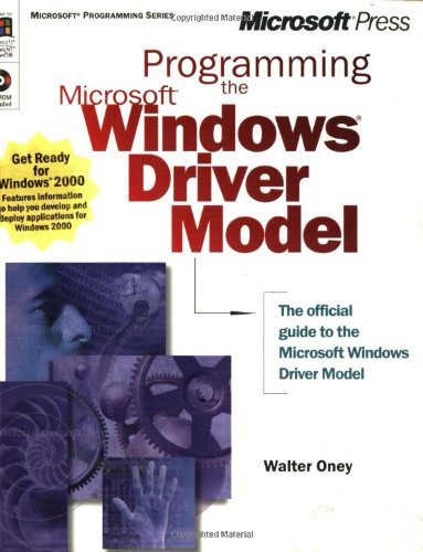 Programming the Microsoft Windows Driver Model  N/A 9780735605886 Front Cover