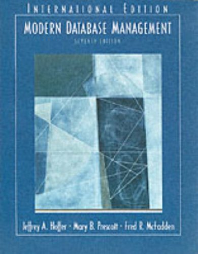 Modern Database Management N/A 9780131273887 Front Cover