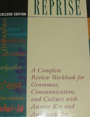 REPRISE,COLLEGE ED.-TEXT 1st 9780844214887 Front Cover