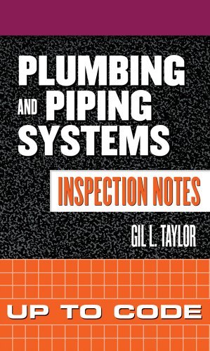 Plumbing and Piping Systems Inspection Notes: up to Code   2005 9780071448888 Front Cover