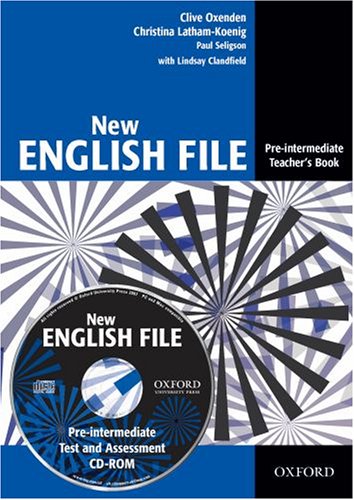 New English File Pre-Intermediate  2nd (Teachers Edition, Instructors Manual, etc.) 9780194518888 Front Cover