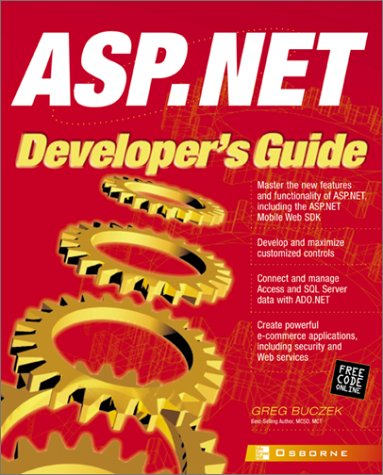 ASP.Net Developer's Guide  2nd 2002 9780072192889 Front Cover
