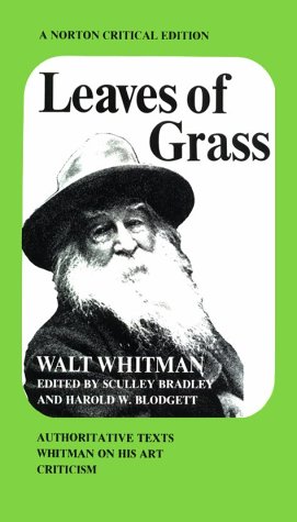 Leaves of Grass, a Textual Variorum of the Printed Poems, 1855-1856   1973 9780393093889 Front Cover