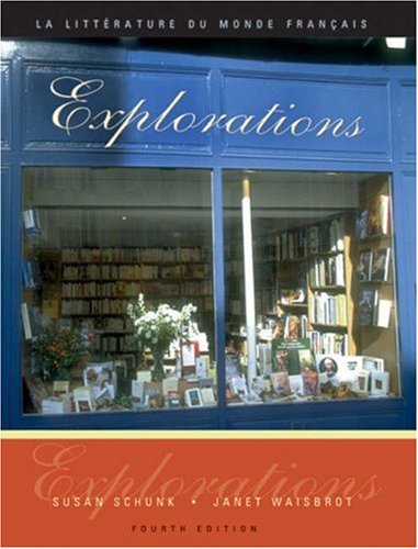 Explorations La Litterature du Monde Francais 4th 2001 9780838411889 Front Cover
