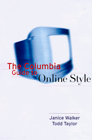 Columbia Guide to Online Style   1998 9780231107891 Front Cover
