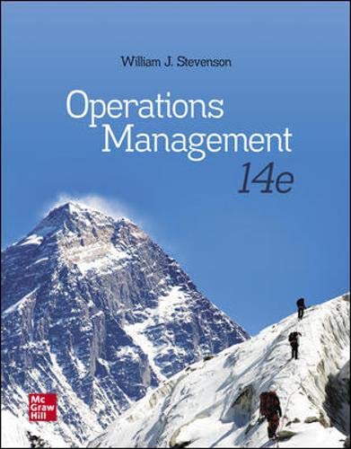 Operations Management:   2020 9781260238891 Front Cover