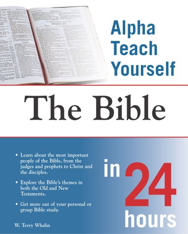 Alpha Teach Yourself the Bible in 24 Hours   2003 9780028643892 Front Cover