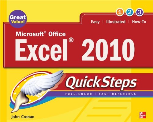 Microsoft Office Excel 2010 QuickSteps  2nd 2010 9780071634892 Front Cover