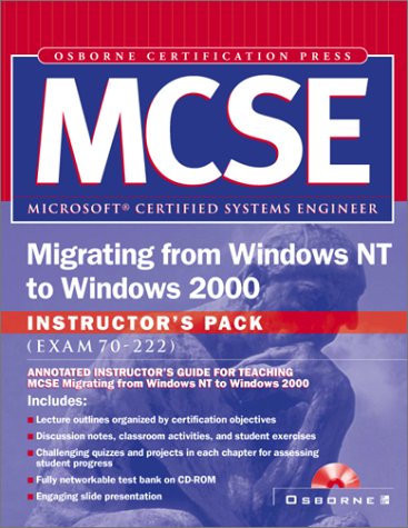 MCSE Migrating from Windows NT to Windows 2000 Instructor's N/A 9780072129892 Front Cover