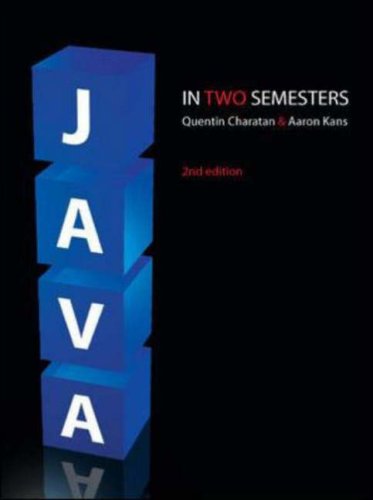 Java in Two Semesters N/A 9780077108892 Front Cover