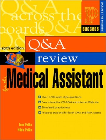 Health Question and Answer Review of Medical Assisting  6th 2001 9780130881892 Front Cover