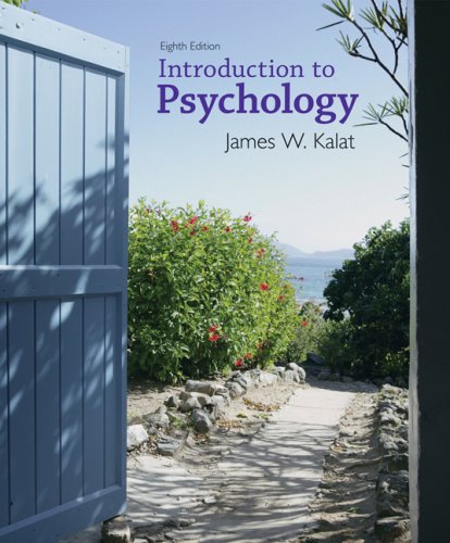 Introduction to Psychology  8th 2008 9780495102892 Front Cover