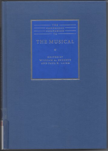 Cambridge Companion to the Musical   2002 9780521791892 Front Cover