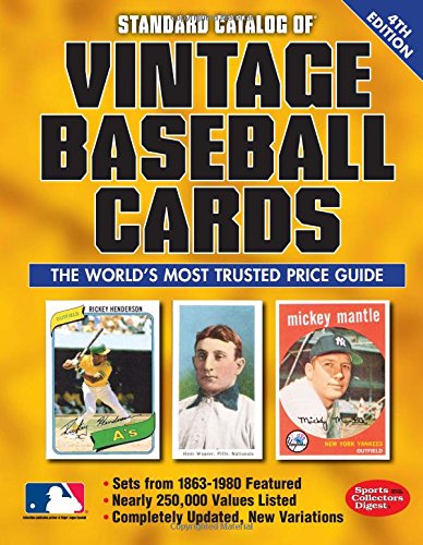 Standard Catalog of Vintage Baseball Cards  4th 2014 (Revised) 9781440242892 Front Cover
