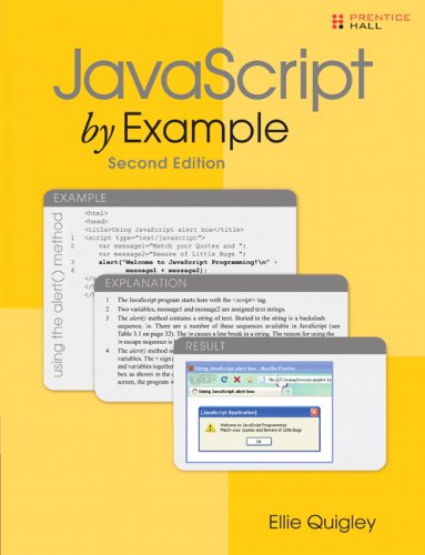 JavaScript by Example  2nd 2011 (Revised) 9780137054893 Front Cover