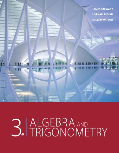 Bundle: Algebra and Trigonometry, 3rd + WebAssign Printed Access Card for Stewart/Redlin/Watson's Algebra and Trigonometry, 3rd Edition, Single-Term  3rd 2012 9781111495893 Front Cover