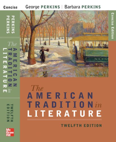 American Tradition in Literature (concise) Book Alone  12th 2009 9780073384894 Front Cover