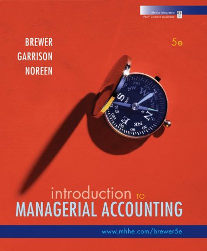 Loose-Leaf Version Introduction to Managerial Accounting  5th 2010 9780077399894 Front Cover