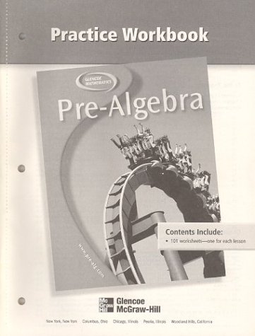 Pre-Algebra   2003 (Workbook) 9780078277894 Front Cover