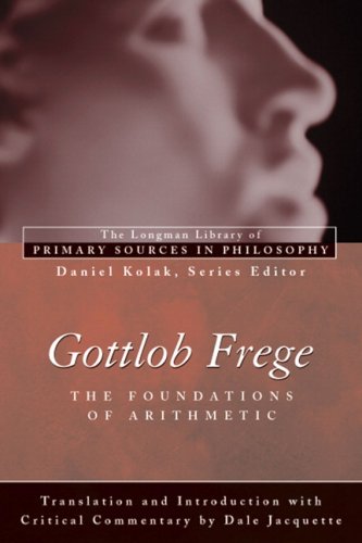 Gottlob Frege Foundations of Arithmetic  2007 9780321241894 Front Cover