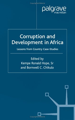 Corruption and Development in Africa Lessons from Country Case-Studies  2000 9780333770894 Front Cover