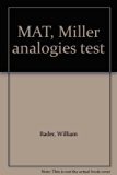 Miller Analogies Test 4th 9780668049894 Front Cover