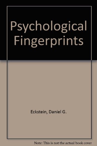 Psychological Fingerprints  6th (Revised) 9780757561894 Front Cover