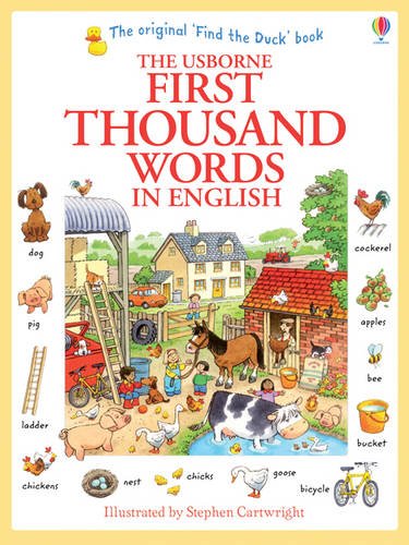 First Thousand Words in English   2013 9781409562894 Front Cover