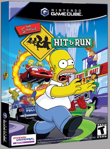 Simpsons Hit and Run - Gamecube GameCube artwork