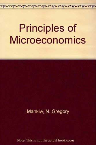 Principles of Microeconomics:   1999 9780030270895 Front Cover