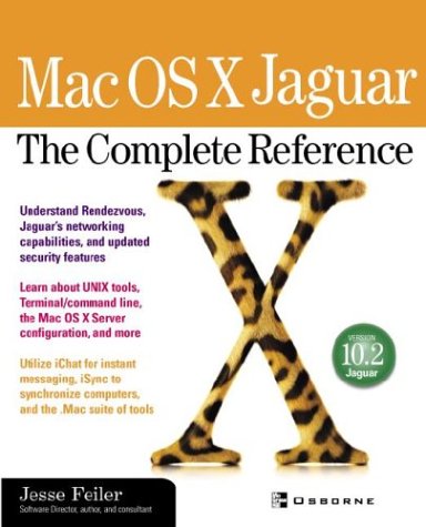 Mac OS X Jaguar The Complete Reference  2003 9780072227895 Front Cover