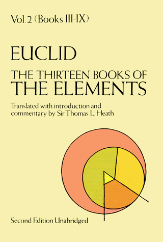 Thirteen Books of the Elements  2nd 2009 9780486600895 Front Cover