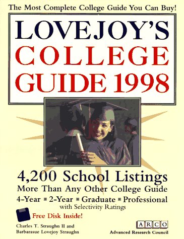 Lovejoy's College Guide 1998 24th 9780028616896 Front Cover