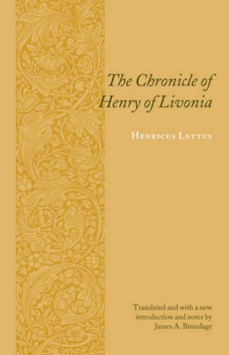 Chronicle of Henry of Livonia   2003 9780231128896 Front Cover