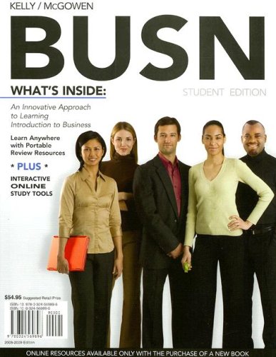 BUSN   2009 9780324569896 Front Cover