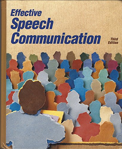Effective Speech Communication  1994 9780026598897 Front Cover