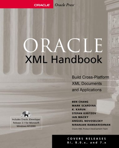 Oracle XML Handbook  2000 9780072124897 Front Cover