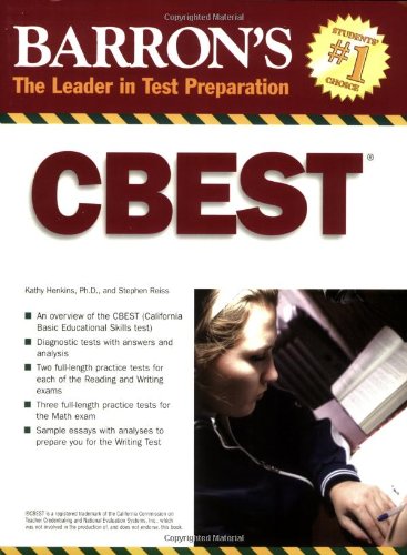 Cbest California Basic Educational Skills Test  2008 9780764135897 Front Cover