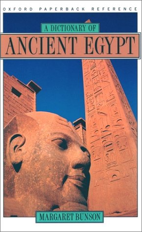 Dictionary of Ancient Egypt   1996 9780195099898 Front Cover