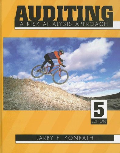 Auditing A Risk Analysis Approach 5th 2002 (Revised) 9780324057898 Front Cover