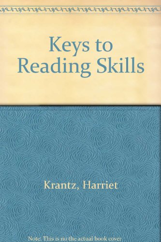 Keys to Reading and Study Skills  1981 9780030566899 Front Cover
