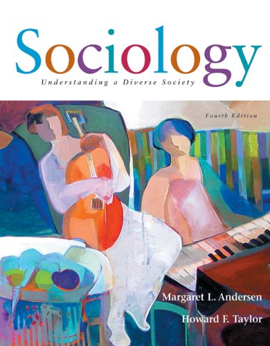 Sociology Understanding a Diverse Society 4th 2006 9780495004899 Front Cover