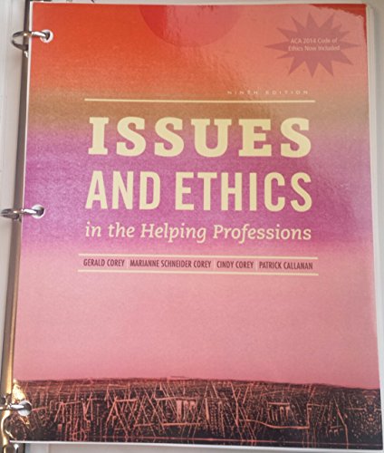ISSUES+ETHICS IN HELP..+ACA'14 (LOOSE)  N/A 9781305674899 Front Cover