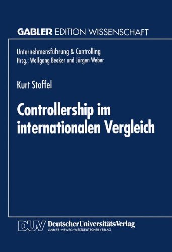 Controllership Im Internationalen Vergleich:   1995 9783824461899 Front Cover