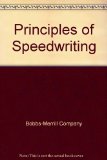Principles of Speedwriting N/A 9780026797900 Front Cover