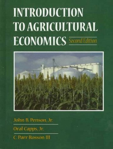 Introduction to Agricultural Economics  2nd 1999 9780139011900 Front Cover