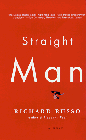 Straight Man A Novel  1997 9780375701900 Front Cover