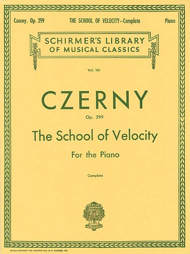 School of Velocity, Op. 299 (Complete) Piano Technique N/A 9780793552900 Front Cover
